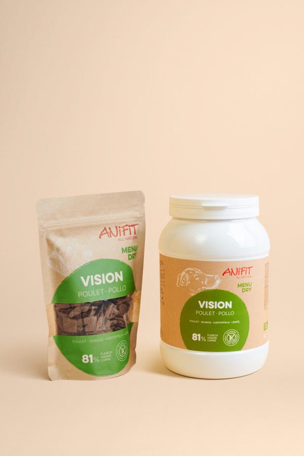 Trockenfutter Vision für Hunde mit 81% Fleisch