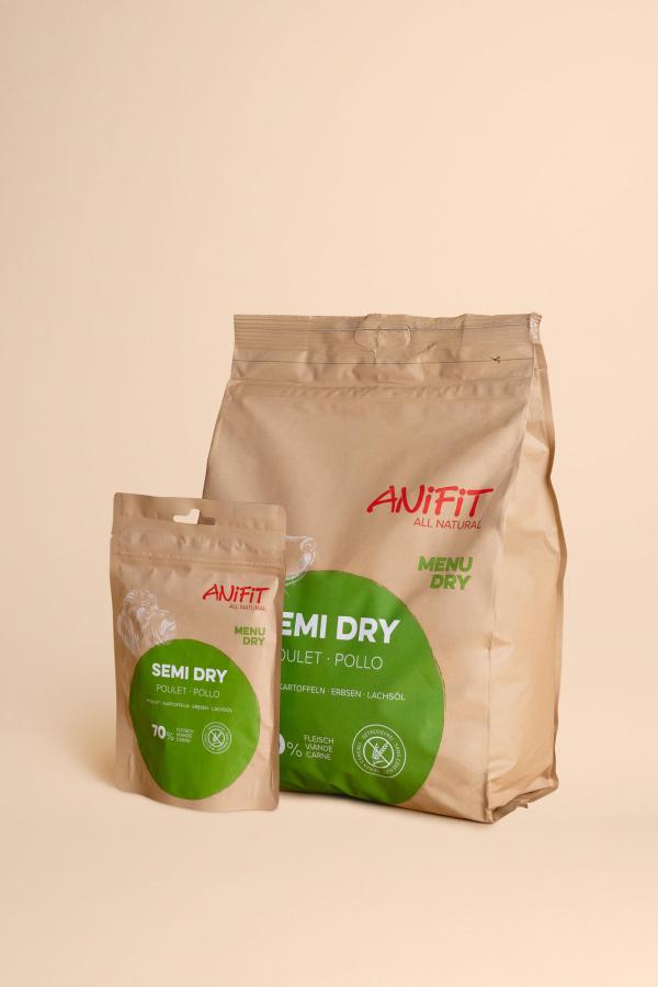 Semi Dry halbfeuchtes Hundefutter in zwei Grössen